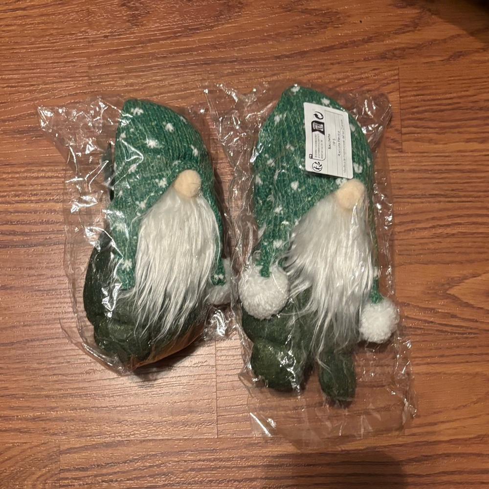 Green Gnome Plush Decor get both